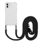 Four-corner Shockproof TPU Phone Case with Lanyard