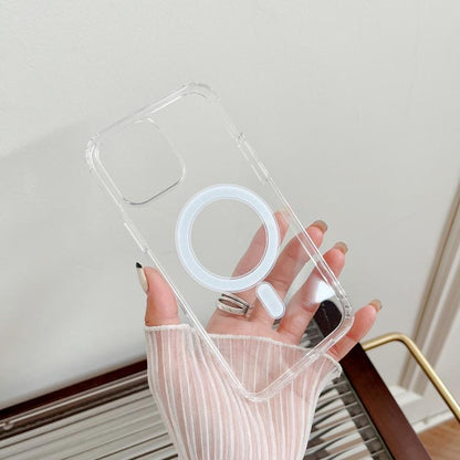 MagSafe Magnetic Clear Acrylic TPU Phone Case