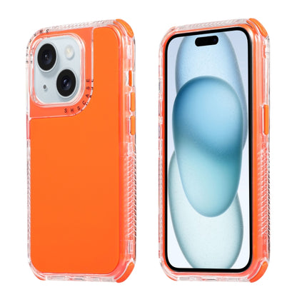 Dreamland 3 in 1 Solid Color Transparent Frame PC + TPU Phone Case