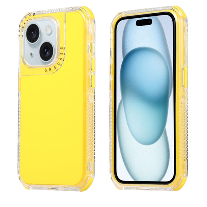 Dreamland 3 in 1 Solid Color Transparent Frame PC + TPU Phone Case