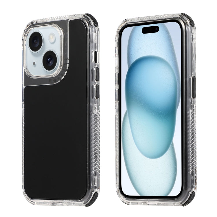 Dreamland 3 in 1 Solid Color Transparent Frame PC + TPU Phone Case