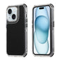 Dreamland 3 in 1 Solid Color Transparent Frame PC + TPU Phone Case