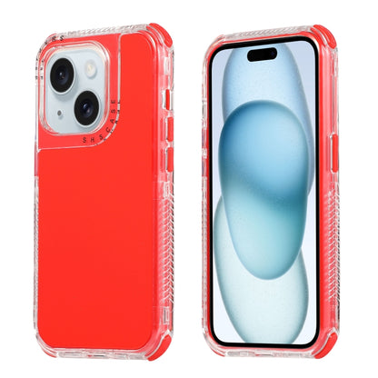 Dreamland 3 in 1 Solid Color Transparent Frame PC + TPU Phone Case