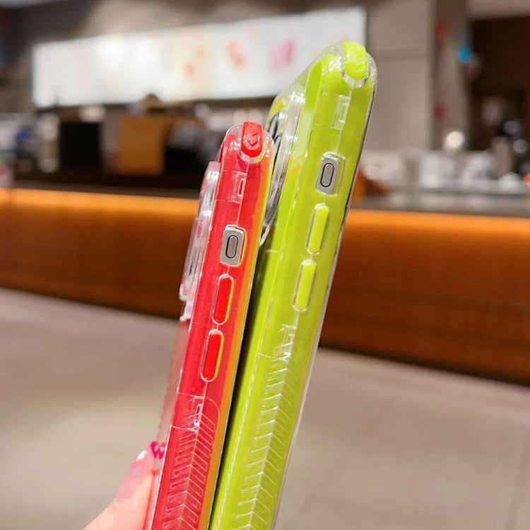 Dreamland 3 in 1 Solid Color Transparent Frame PC + TPU Phone Case