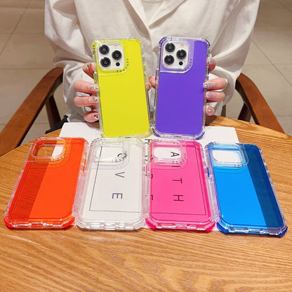 Dreamland 3 in 1 Clear Color Transparent Frame PC + TPU Phone Case