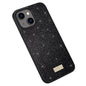 SULADA Glittery PC Hybrid TPU Handmade Leather Phone Case