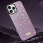 SULADA Glittery PC Hybrid TPU Handmade Leather Phone Case