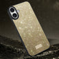 SULADA Glittery PC Hybrid TPU Handmade Leather Phone Case