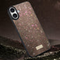 SULADA Glittery PC Hybrid TPU Handmade Leather Phone Case
