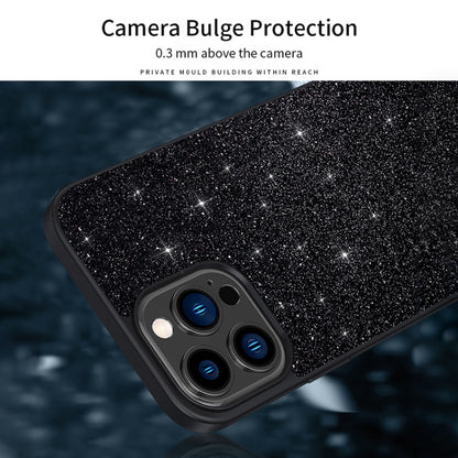 SULADA Glittery PC Hybrid TPU Handmade Leather Phone Case