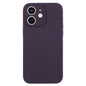 Pure Color Liquid Silicone Fine Pore Phone Case