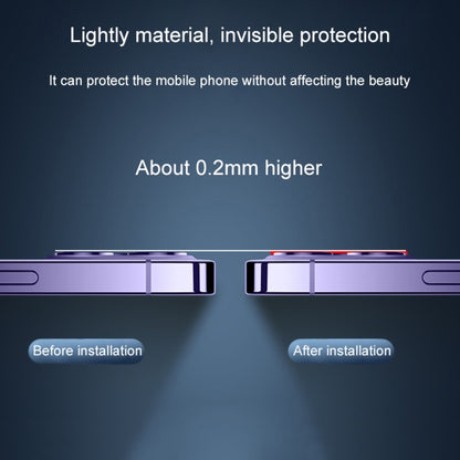 50pcs Tempered Glass Back Camera Film