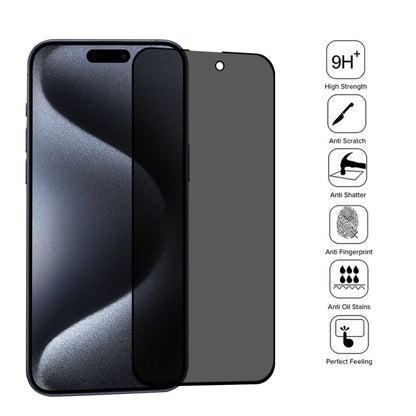 25pcs Full Cover Anti-spy Silk Screen Tempered Glass Film