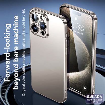 SULADA Electroplating Frosted TPU Phone Case