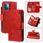 Tri-Fold 9-Card Wallets Leather Phone Case