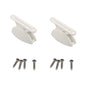 A8627 2 Pair RV Hatch Semi-circular Retainer Kit with Screws