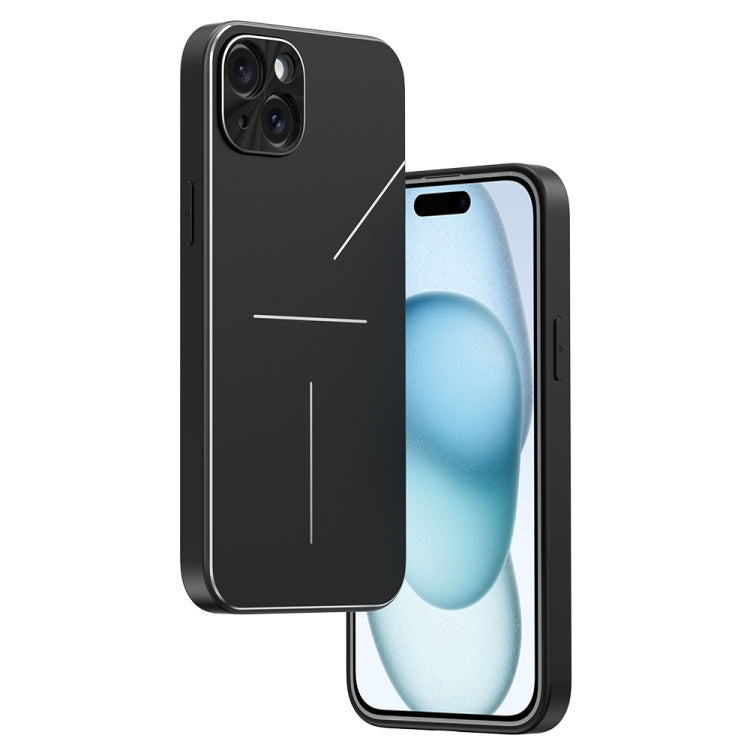 R-JUST RJ52 3-Line Style Metal TPU Shockproof Phone Case
