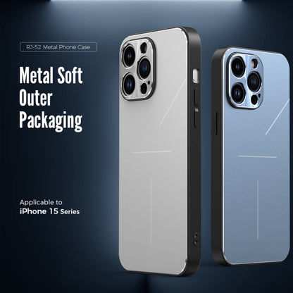 R-JUST RJ52 3-Line Style Metal TPU Shockproof Phone Case