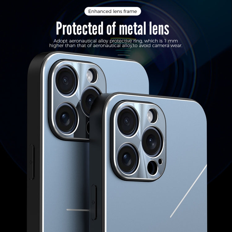 R-JUST RJ52 3-Line Style Metal TPU Shockproof Phone Case