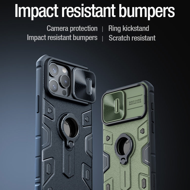 NILLKIN Shockproof CamShield Armor Protective Case with Invisible Ring Holder