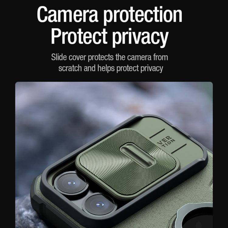 NILLKIN Shockproof CamShield Armor Protective Case with Invisible Ring Holder