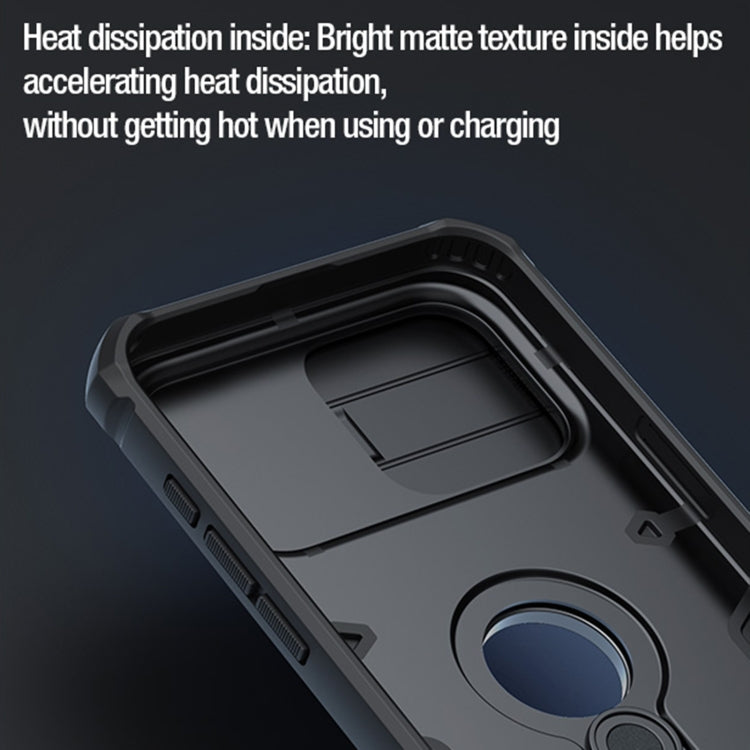 NILLKIN Shockproof CamShield Armor Protective Case with Invisible Ring Holder