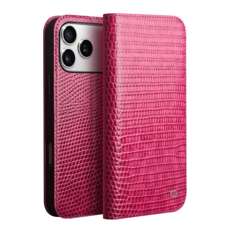 QIALINO Little Crocodile Texture Genuine Leather Phone Case