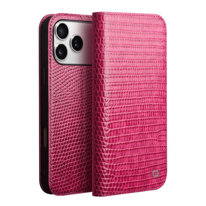 QIALINO Little Crocodile Texture Genuine Leather Phone Case