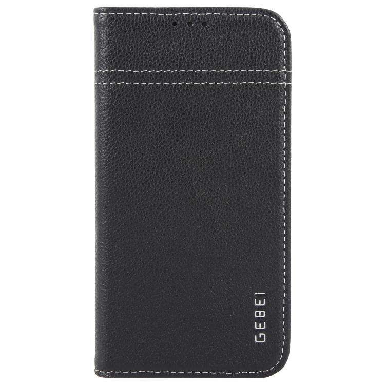GEBEI Top-grain Horizontal Flip Leather Phone Case