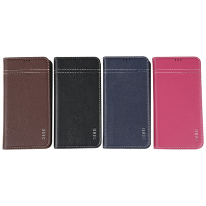GEBEI Top-grain Horizontal Flip Leather Phone Case