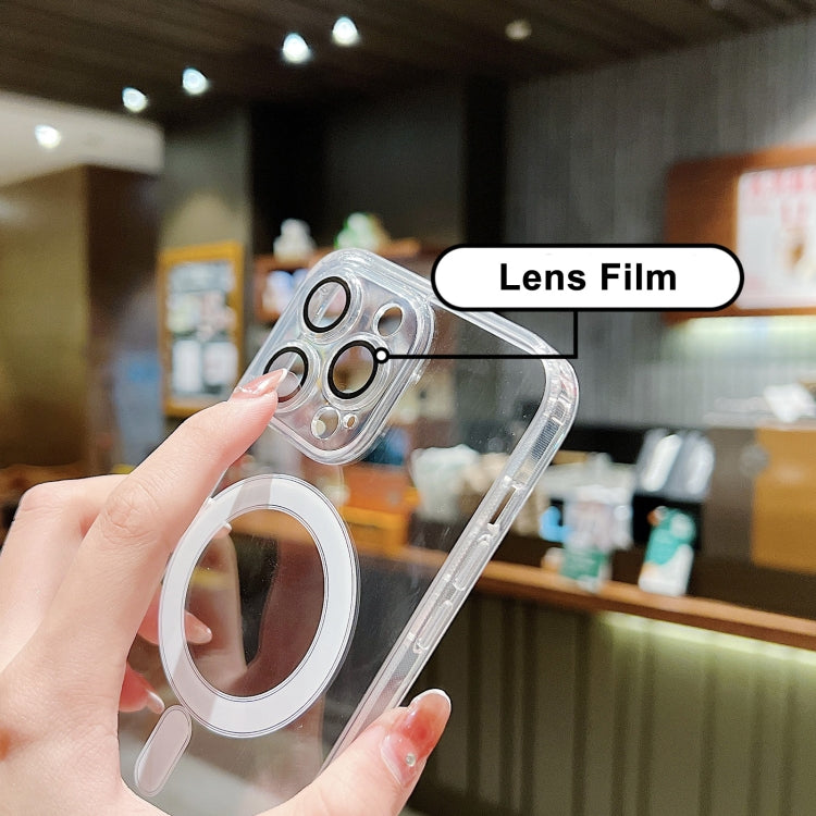 Acrylic MagSafe Magnetic Lens Film Protection Phone Case