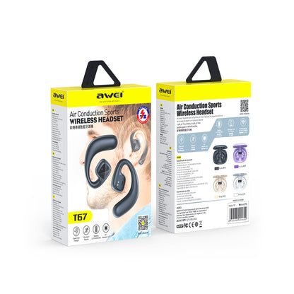 awei T67 Air Conduction TWS Bluetooth Earbuds