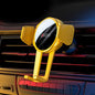 V70 Mechanical Lock Wireless Fast Charging Air Outlet Car Holder