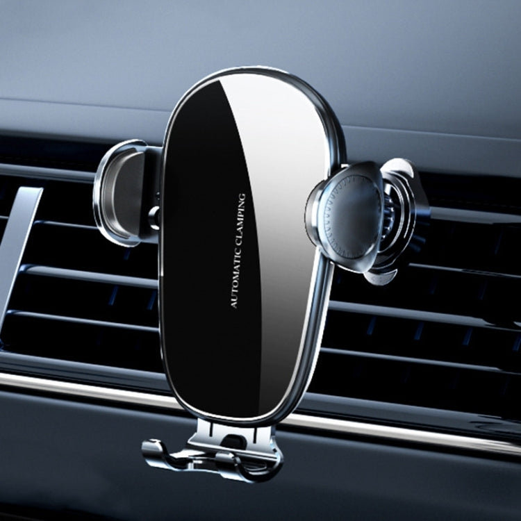 D6 Mechanical Locking Wireless Fast Charging Air Outlet Car Holder, Standard, Strong Suction Cup Version