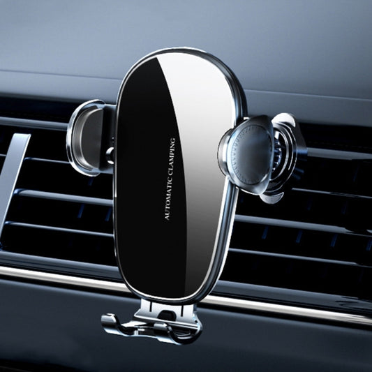 D6 Mechanical Locking Wireless Fast Charging Air Outlet Car Holder, Standard, Strong Suction Cup Version