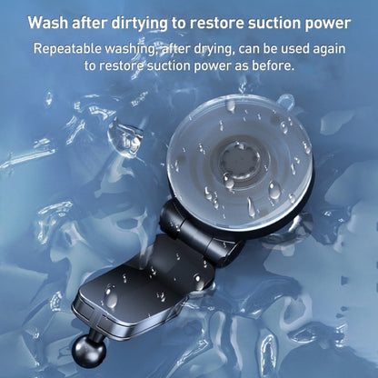 D6 Mechanical Locking Wireless Fast Charging Air Outlet Car Holder, Standard, Strong Suction Cup Version