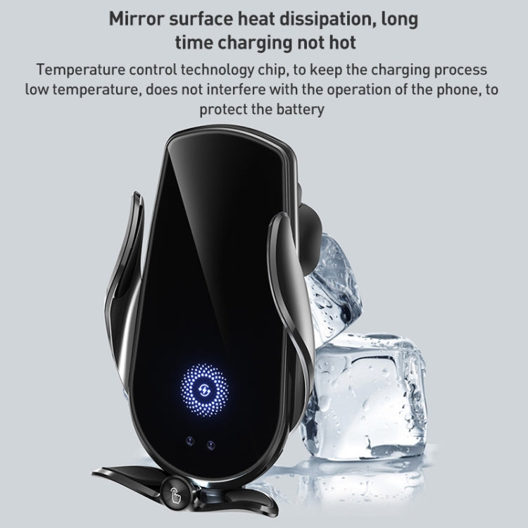 M1 Electric Opening/Closing Wireless Fast Charging Air Outlet Car Holder