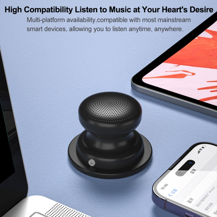 EWA A117 Portable Mini Magnetic Phone Holder Bluetooth Metal Speaker