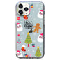 Christmas Colored Drawing Pattern High Transparent Soft TPU Phone Case