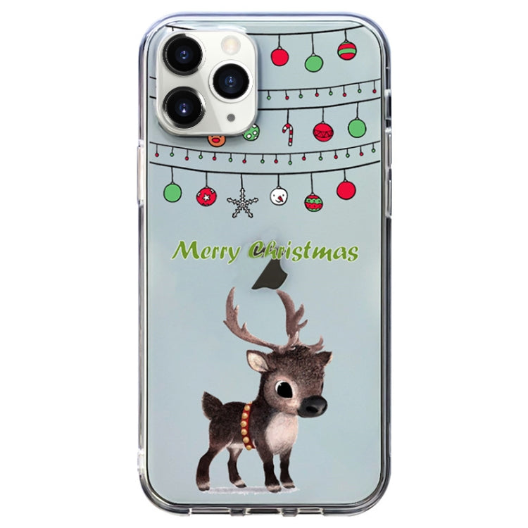 Christmas Colored Drawing Pattern High Transparent Soft TPU Phone Case