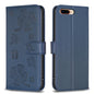 Four-leaf Embossed Leather Phone Case