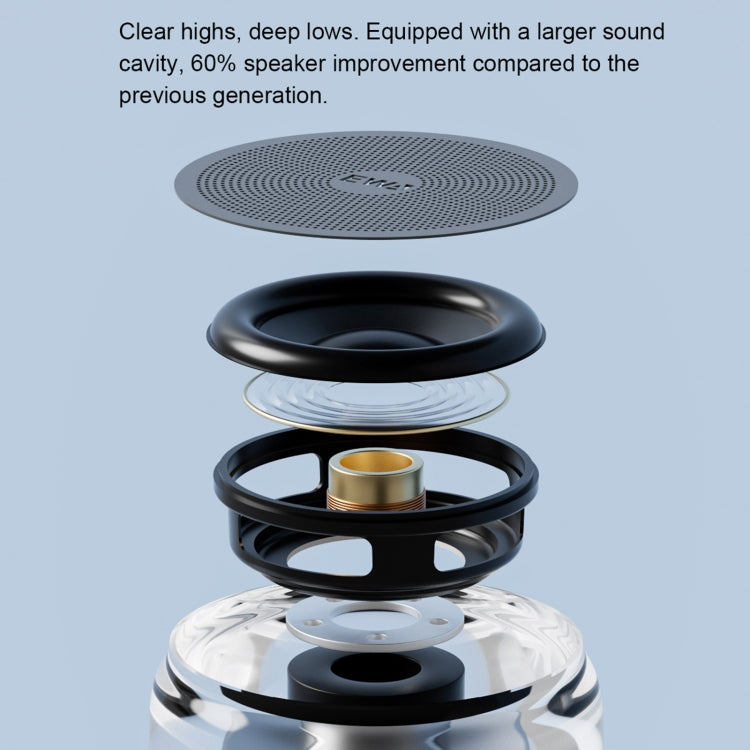 EWA A126 Mini Bluetooth 5.0 Bass Radiator Metal Speaker