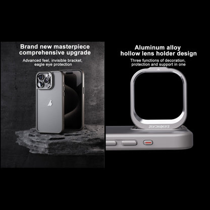 Invisible Lens Holder PC + TPU Frosted Phone Case