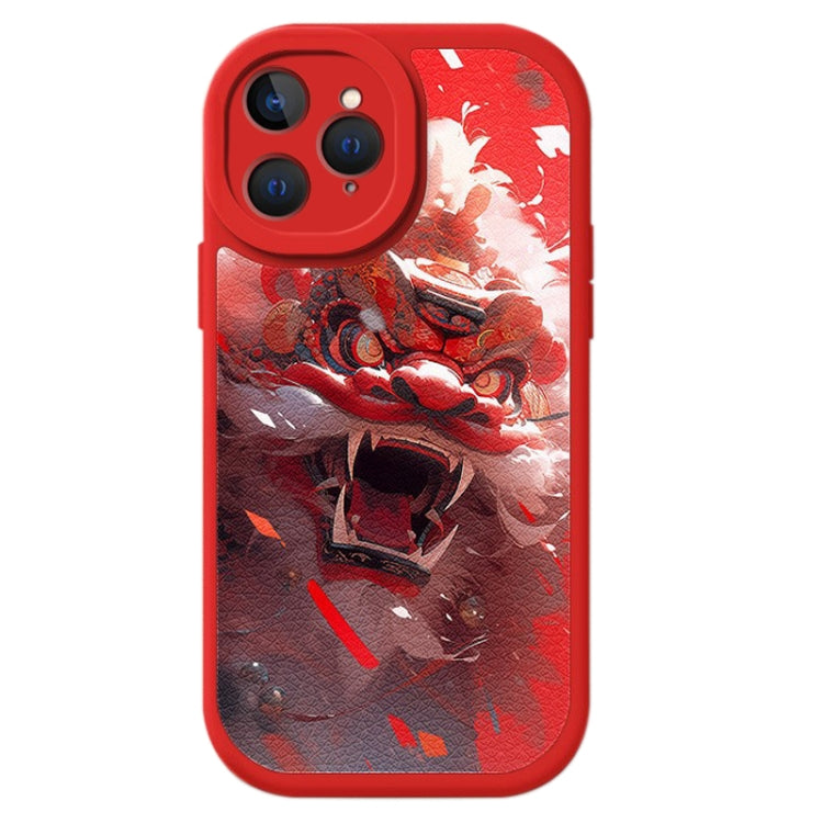 Lamb Leather Texture New Year Design Full Coverage Phone Case