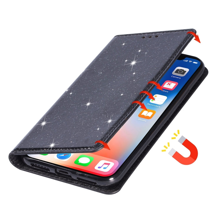 Ultrathin Glitter Magnetic Horizontal Flip Leather Case with Holder & Card Slots, For Samsung Galaxy A6+ / J8 (2018), For Samsung Galaxy A10e, For Samsung Galaxy A20 / A30, For Samsung Galaxy A20e, For Samsung Galaxy A40, For Samsung Galaxy A60��������...