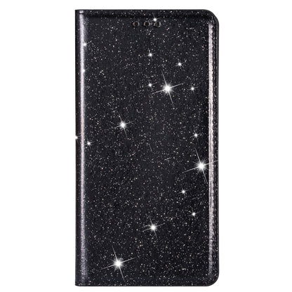 Ultrathin Glitter Magnetic Horizontal Flip Leather Case with Holder & Card Slots, For Samsung Galaxy A70, For Samsung Galaxy A7 (2018) / A750, For Samsung Galaxy J4 (2018), For Samsung Galaxy J4+, For Samsung Galaxy J6 (2018), For Samsung Galaxy J6+���...