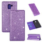 Ultrathin Glitter Magnetic Horizontal Flip Leather Case with Holder & Card Slots, For Samsung Galaxy A70, For Samsung Galaxy A7 (2018) / A750, For Samsung Galaxy J4 (2018), For Samsung Galaxy J4+, For Samsung Galaxy J6 (2018), For Samsung Galaxy J6+���...
