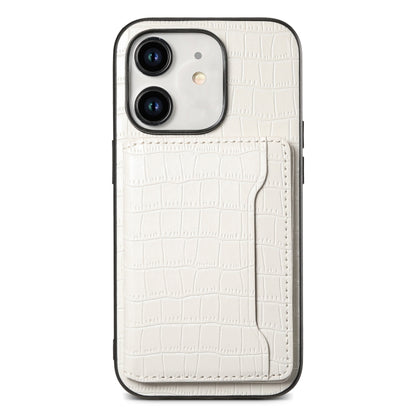 Crocodile Texture Card Bag Design Full Coverage Phone Case