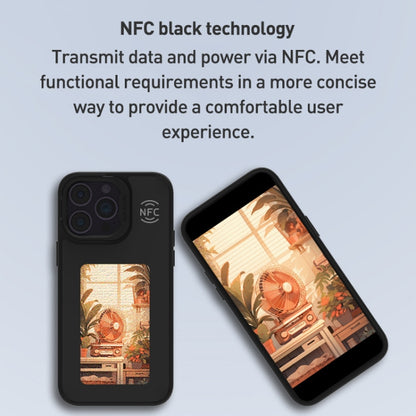 NFC Four-Color E-ink Screen DIY Phone Case