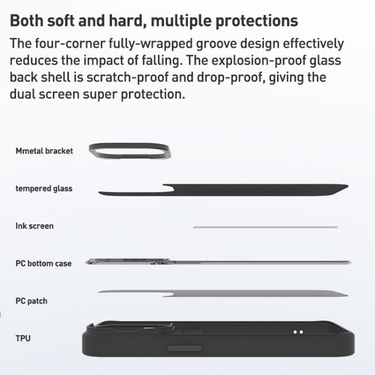NFC Four-Color E-ink Screen DIY Phone Case